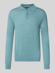 Regular Fit Poloshirt aus Woll-Mix von Christian Berg Men - 30