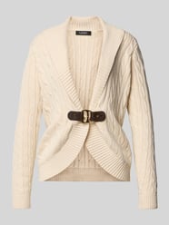 Cardigan mit Schnalle Modell 'TAYSIR' von Lauren Ralph Lauren Beige - 7