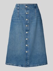 Jeansrock mit durchgehender Knopfleiste von Polo Ralph Lauren Blau - 32