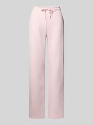 Spodnie dresowe z elastycznym pasem model 'Iconic' od Gina Tricot Fuksjowy - 26