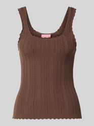 Tanktop in Pointelle-Strick mit Karree-Ausschnitt Modell 'GIANNA' von JJXX - 39