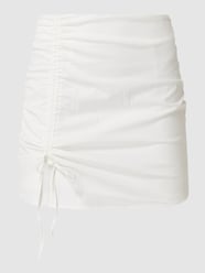 Minirok met tunnelkoord, model 'Melina' van Gina Tricot Wit - 39