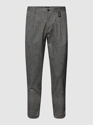 Relaxed Fit Chino mit Strukturmuster Modell 'Louis' von Strellson Grau - 26