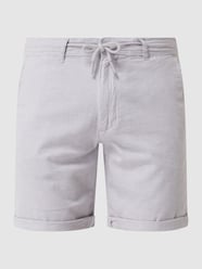 Regular Fit Shorts mit Leinen-Anteil  von MCNEAL Grau - 5