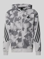 Sweatjacke mit Label-Patch von ADIDAS SPORTSWEAR Grau - 37