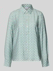 Regular Fit Bluse aus Viskose-Mix im Allover-Look von Jake*s Casual - 2