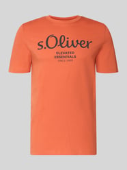 T-shirt o kroju regular fit z czystej bawełny od s.Oliver RED LABEL - 29