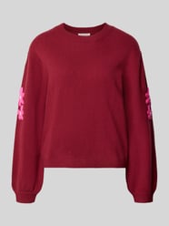 Strickpullover aus Wolle mit Stitchings und Perlen von Christian Berg Woman - 10