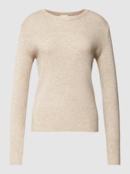 Strickpullover mit Rundhalsausschnitt von Vila Beige - 39