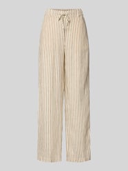 Wide Leg Leinenhose mit Tunnelzug von Marc O'Polo - 2