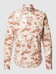 Slim fit zakelijk overhemd met all-over motief, model 'Pai' van JOOP! Collection Rood - 46