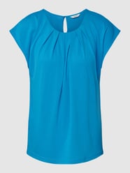 T-shirt met plooien, model 'Pearl' van B.Young Blauw / turquoise - 35