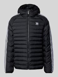 Steppjacke mit Kapuze von adidas Originals Schwarz - 6