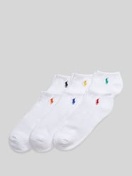 Sneaker-Socken aus Baumwoll-Mix im 6er-Pack von Polo Ralph Lauren Underwear - 26