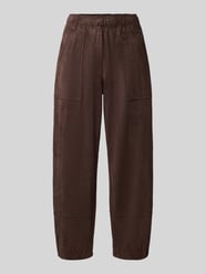 Loose Fit Kunstlederhose mit elastischem Bund Modell 'Tilda' von MAC - 41
