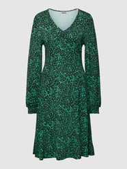 Midi-jurk met all-over motief, model 'ZASKATER'
 van Fransa Groen - 8