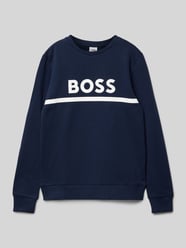 Sweatshirt met labelprint van Boss - 15