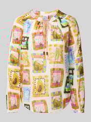 Regular fit blouse met ronde hals van Emily Van den Bergh - 17