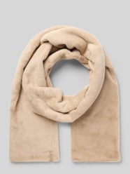 Sjaal met labeldetail, model 'VENDLA' van Soyaconcept Beige - 41