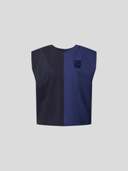Top mit Logo-Flockprint von BAUM & PFERDGARTEN Blau / Türkis - 34