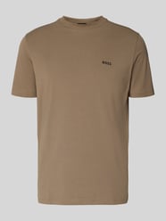 Regular Fit T-shirt z mieszanki bawełny model 'TEE' od BOSS Green - 28