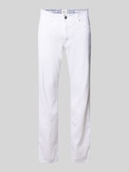 regular fit stoffen broek van mix van katoen en linnen model 'CADIZ' van Brax - 44