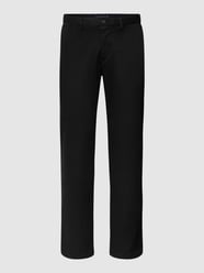 Chino met logodetail, model 'DENTON CHINO' van Tommy Hilfiger Grijs / zwart - 43