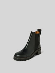 Chelsea Boots mit elastischem Einsatz von See by Chloé Schwarz - 19