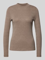 Longsleeve mit Stehkragen von Christian Berg Woman Braun - 32