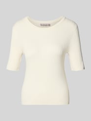 Sim Fit Strickpullover aus Viskose-Mix mit Zopfmuster von Christian Berg Woman Selection - 31