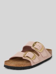 Sandalen aus Leder mit Dornschließe Modell 'Arizona' von Birkenstock Pink - 16