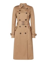 Trenchcoat mit 2-reihiger Knopfleiste von Jake*s Collection Beige - 18