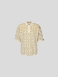 Poloshirt mit Knopfleiste von Drôle de Monsieur Beige - 25