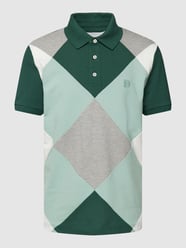 Poloshirt mit Allover-Muster Modell 'Pan' von Baldessarini Grün - 20