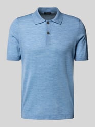 Koszulka polo o kroju regular fit z prążkowanymi wykończeniami od MAERZ Muenchen - 45
