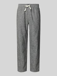 regular fit wijdte broek van mix van katoen en linnen van Tommy Jeans - 45