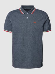 Poloshirt mit Seitenschlitzen von MCNEAL Blau - 8