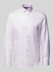 Slim Fit Business-Hemd mit Kentkragen von Jake*s Pink - 17