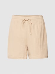 Shorts mit Plisseefalten Modell 'TINA' von Pieces Beige - 39