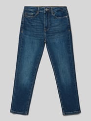 Jeansy o kroju tapered fit z mieszanki bawełny model ‘YOKE’ od Only & Sons - 23