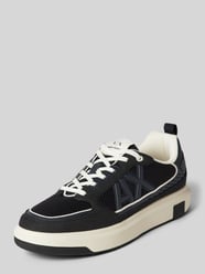 Sneakersy z nadrukiem z logo od ARMANI EXCHANGE - 8