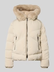 Steppjacke mit Kunstfellbesatz Modell 'SNOW' von Blonde No. 8 Beige - 2