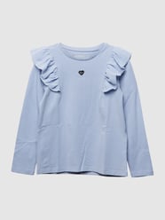 Longsleeve mit Label-Detail von Guess Blau - 5