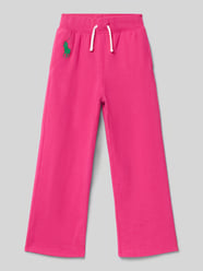 Spodnie dresowe z szerokimi nogawkami z Mieszanka bawełny od Polo Ralph Lauren Kids - 22