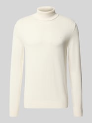 Regular Fit Strickpullover aus Baumwoll-Woll-Mix mit Rollkragen von Christian Berg Men - 4