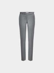 Pants aus Schurwoll-Stretch von Paco Rabanne Grau / Schwarz - 33