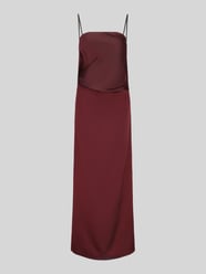 Abendkleid mit Strass-Trägern Modell 'Kible-1' von HUGO Bordeaux - 1