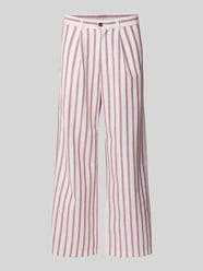 Wide Leg Stoffhose mit Leinen-Anteil von PROHIBITED - 2