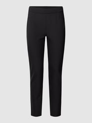Broek met elastische band, model 'JENNY' van Toni Dress Zwart - 1