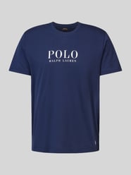 T-Shirt mit Label-Print von Polo Ralph Lauren Underwear Blau - 13